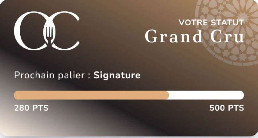 Carte de statut Grand Cru